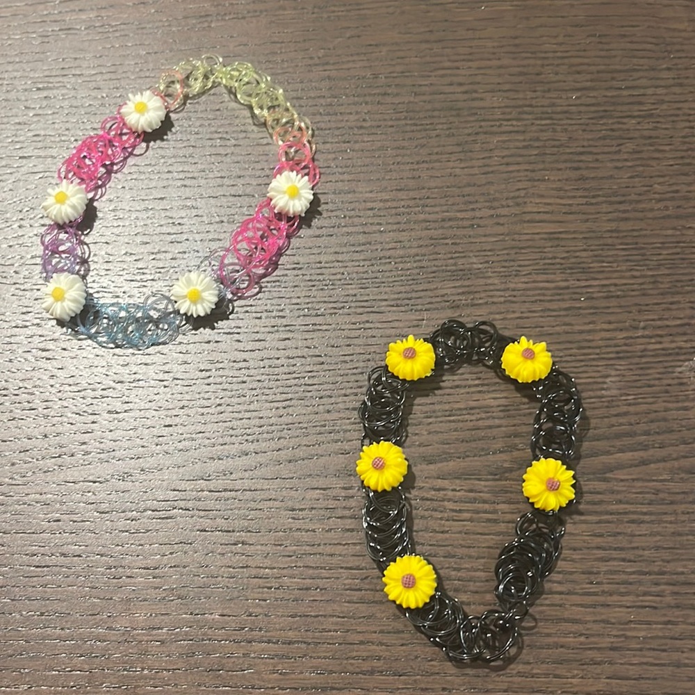 Henna tattoo choker necklace.
